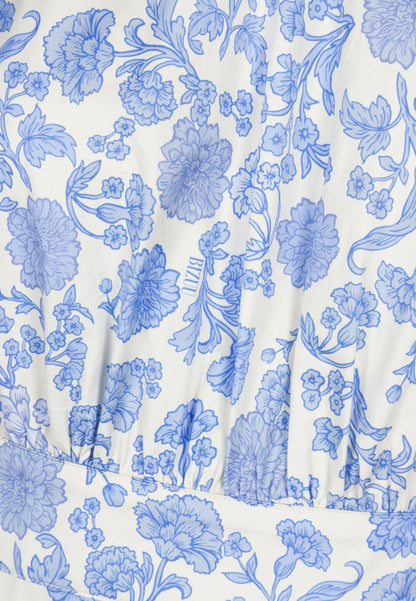 Blue MOSELLE midi dress in a floral print