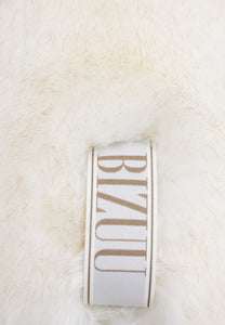 Short cream faux fur NOVARA