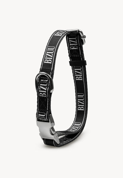 Black collar with logo NUFFI BIG S