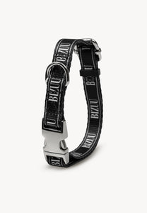 Black collar with logo NUFFI SMALL XS