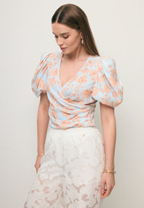 Light blue ORAJA viscose bodysuit
