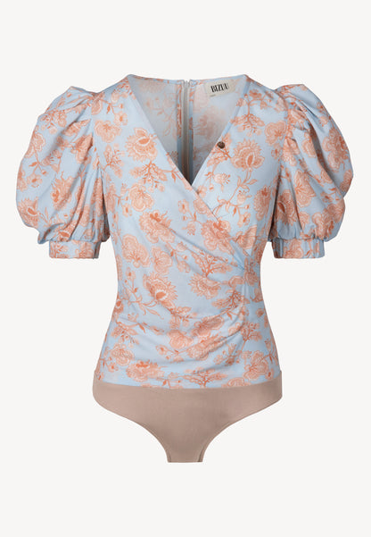 Light blue ORAJA viscose bodysuit