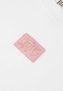 Cream oversized T-shirt with PARADISO logo