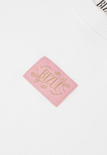 Cream oversized T-shirt with PARADISO logo
