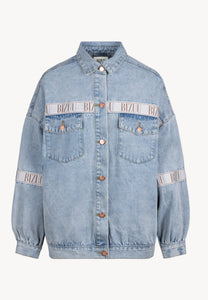 Light blue PASSA oversized denim jacket