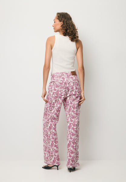 Beige LOVIE top with BIZUU embroidery
