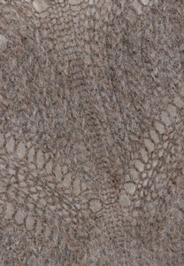 Oversized openwork sweater ROSSO beige