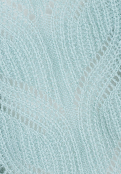 Oversized openwork sweater ROSSO blue