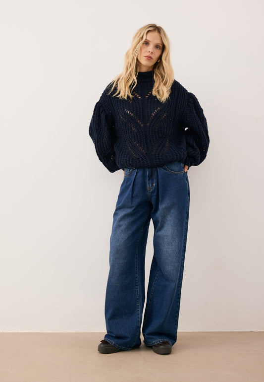 Navy blue LEYLA jeans