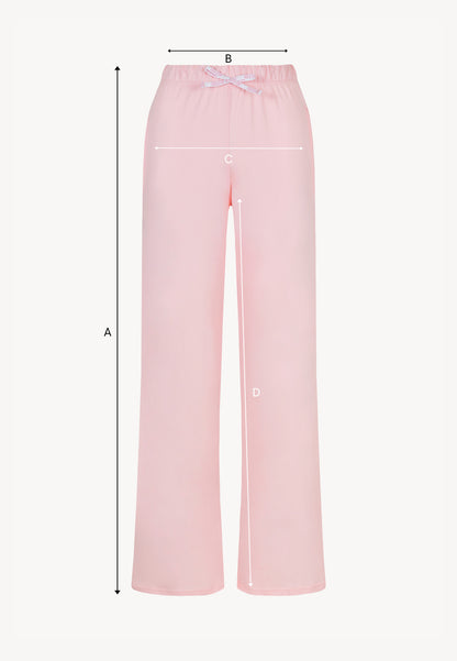 SAMPAJO pink pajama bottoms