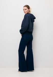 Navy flared jeans BELINNA