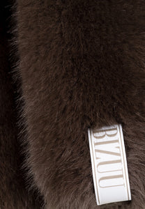 Brown long-haired fur SIENA