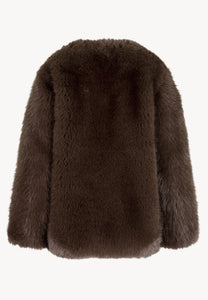 Brown long-haired fur SIENA