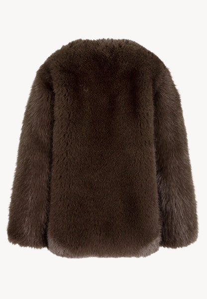 Brown long-haired fur SIENA