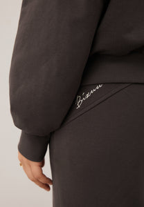 ZEIA brown flare sweatpants