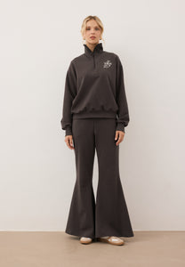 ZEIA brown flare sweatpants