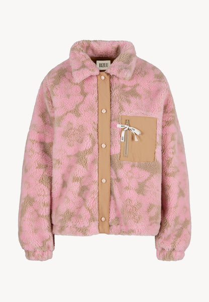 TEDDY beige fleece jacke