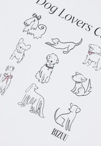 Cream T-shirt Dog Lovers Club TISHAG.
