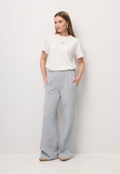 Grey wide-leg sweatpants PETRAS