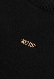TISHAL black oversized T-shirt