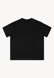 TISHAL black oversized T-shirt