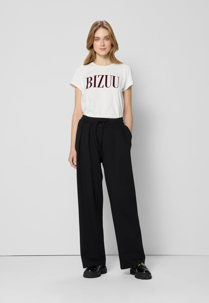 T-shirt with logo and round neckline TOROM cream