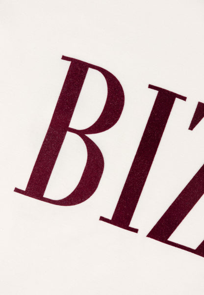 T-shirt with logo and round neckline TOROM cream