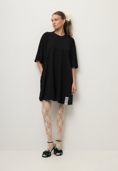 Black TRESS knit mini dress
