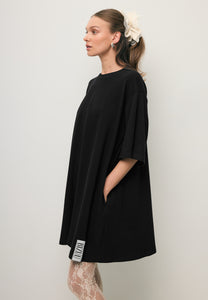 Black TRESS knit mini dress