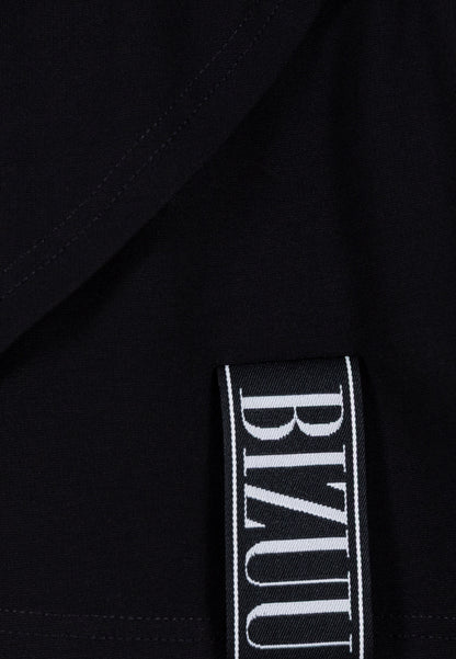 Black knitted mini skirt TULIAN