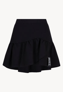 Black knitted mini skirt TULIAN