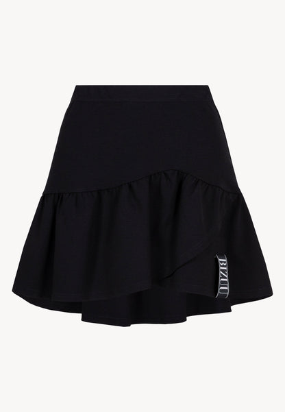 Black knitted mini skirt TULIAN