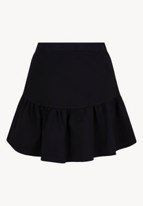 Black knitted mini skirt TULIAN