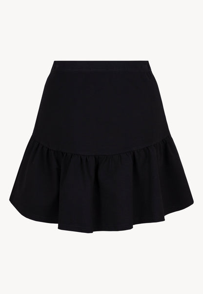 Black knitted mini skirt TULIAN