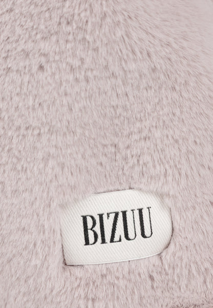 Beige faux fur bag TULI