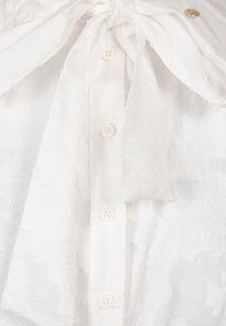 Cream floral blouse VALEA