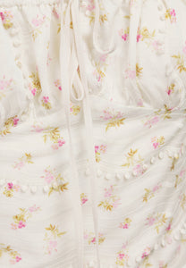 Boho blouse in floral print VANNES
