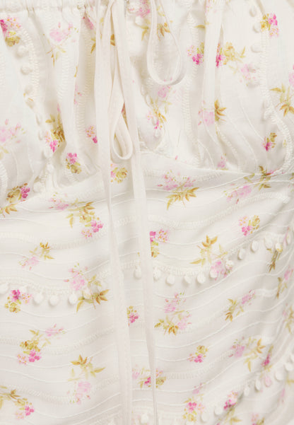 Boho blouse in floral print VANNES