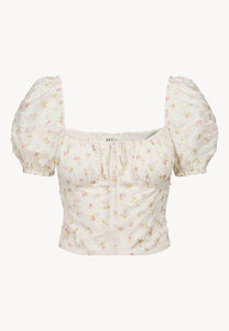 Boho blouse in floral print VANNES