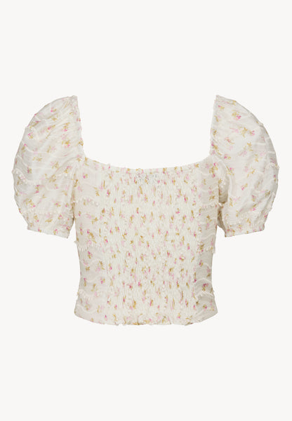 Boho blouse in floral print VANNES