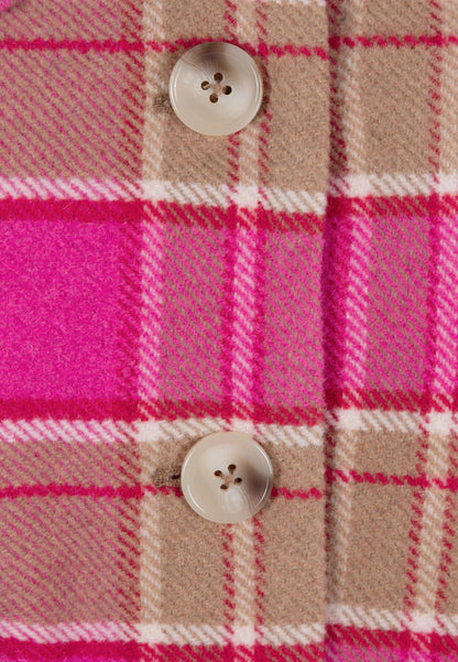 Pink coat with wool blend WIVINA