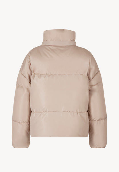 Beige oversized down jacket YOKO