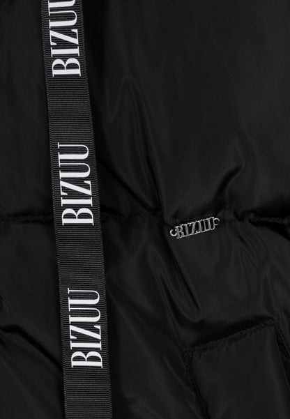 Black oversized down jacket YOKO