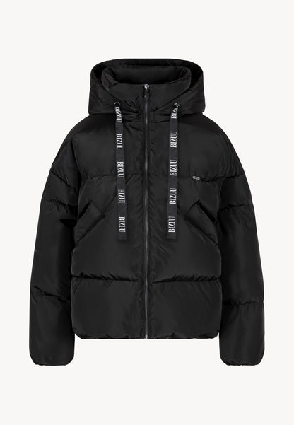 Black oversized down jacket YOKO