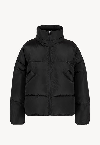Black oversized down jacket YOKO