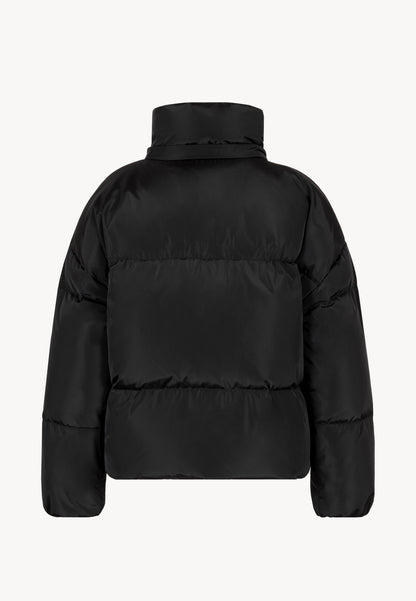 Black oversized down jacket YOKO