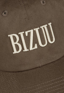 Brown baseball cap with logo ZANE