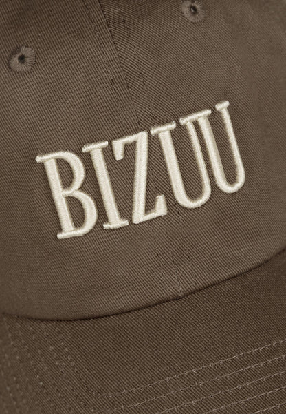 Brown baseball cap with logo ZANE