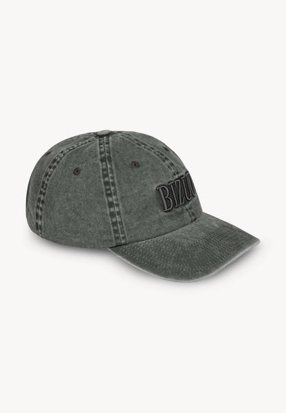Gray baseball cap with logo ZANE