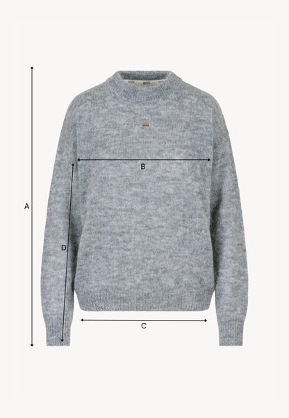 FAROA grey wool sweater